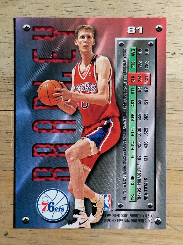 1995-96 Metal #81 Shawn Bradley