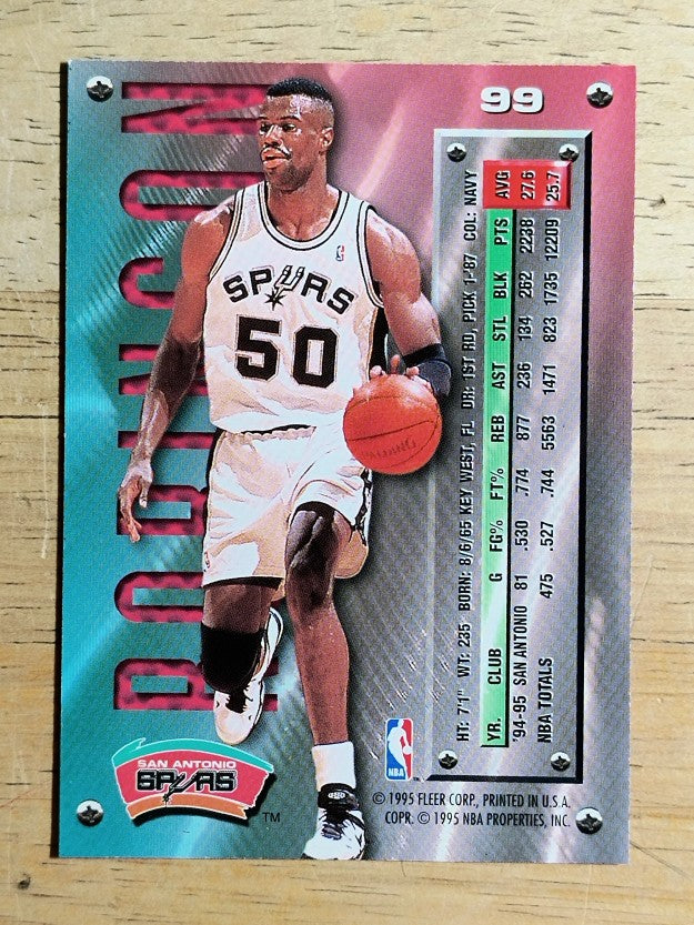 1995-96 Metal #99 David Robinson
