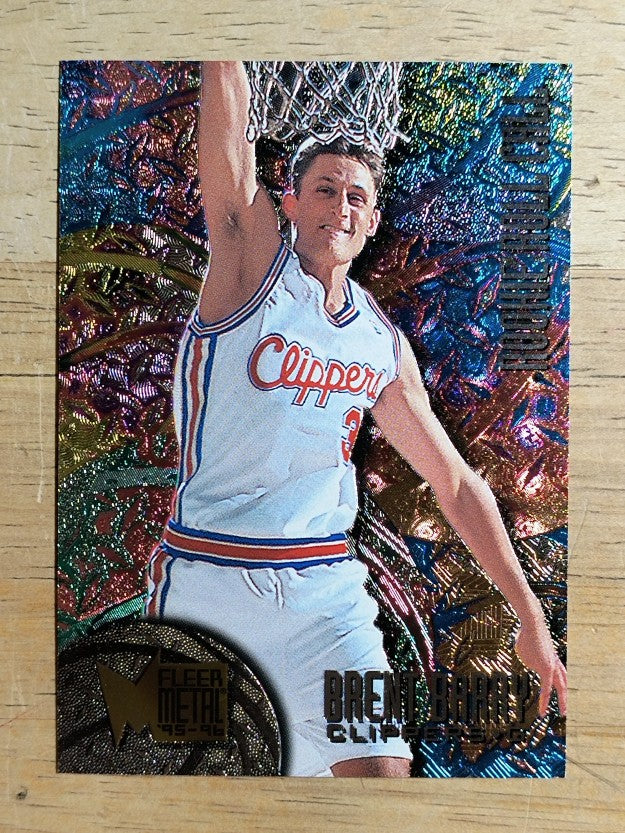 1995-96 Metal Rookie Roll Call #R1 Brent Barry