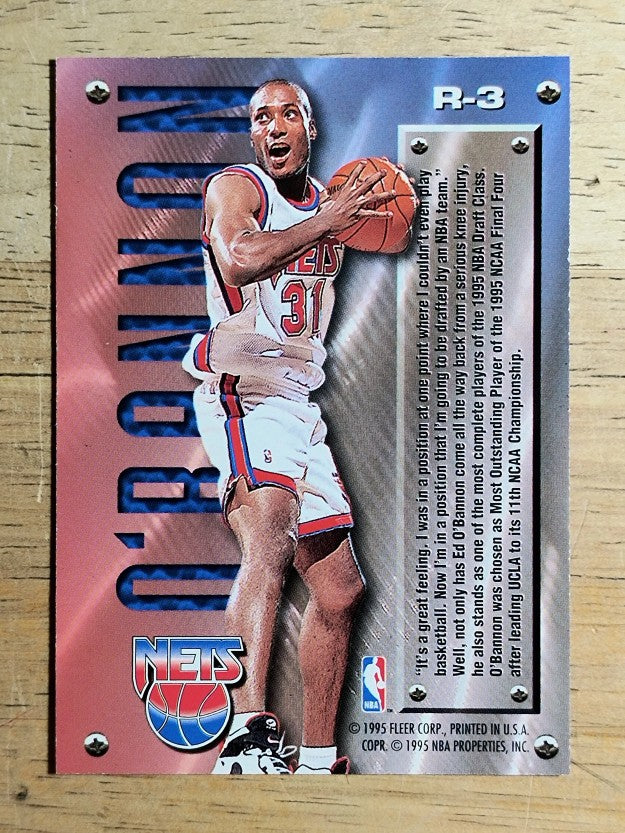 1995-96 Metal Rookie Roll Call #R3 Ed O'Bannon