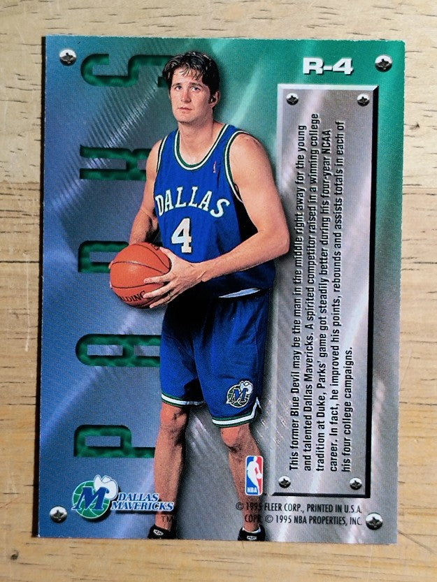 1995-96 Metal Rookie Roll Call #R4 Cherokee Parks
