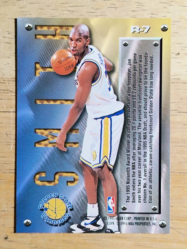 1995-96 Metal Rookie Roll Call #R7 Joe Smith