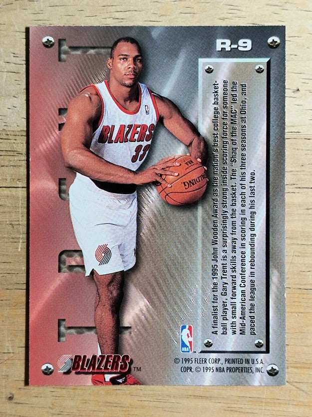 1995-96 Metal Rookie Roll Call #R9 Gary Trent