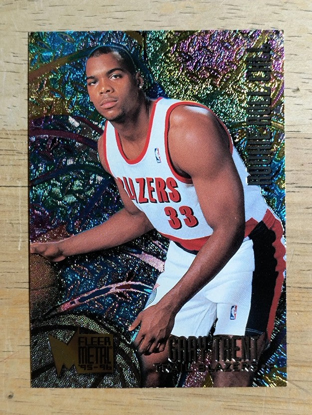 1995-96 Metal Rookie Roll Call #R9 Gary Trent