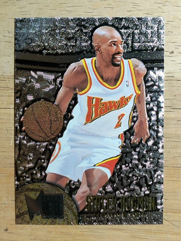 1995-96 Metal Silver Spotlight #1 Stacey Augmon