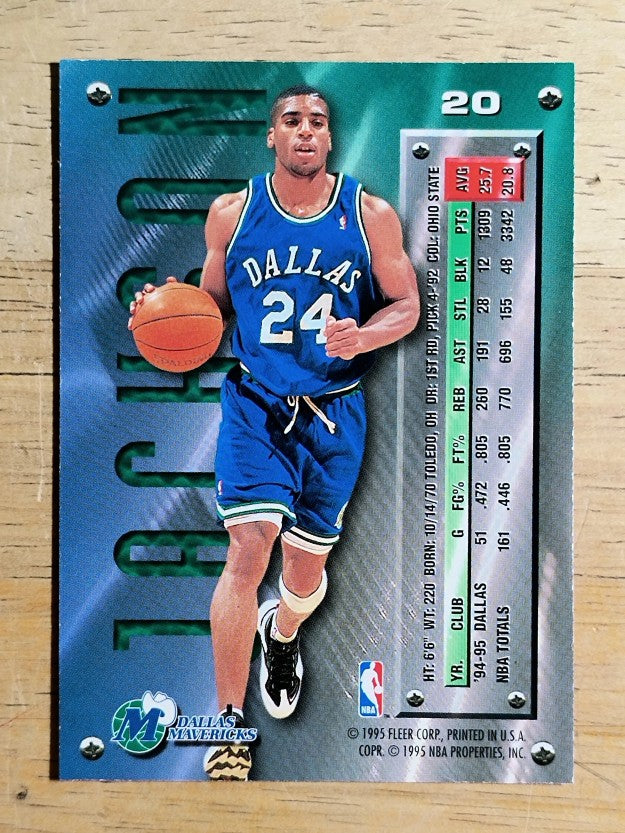1995-96 Metal Silver Spotlight #20 Jim Jackson