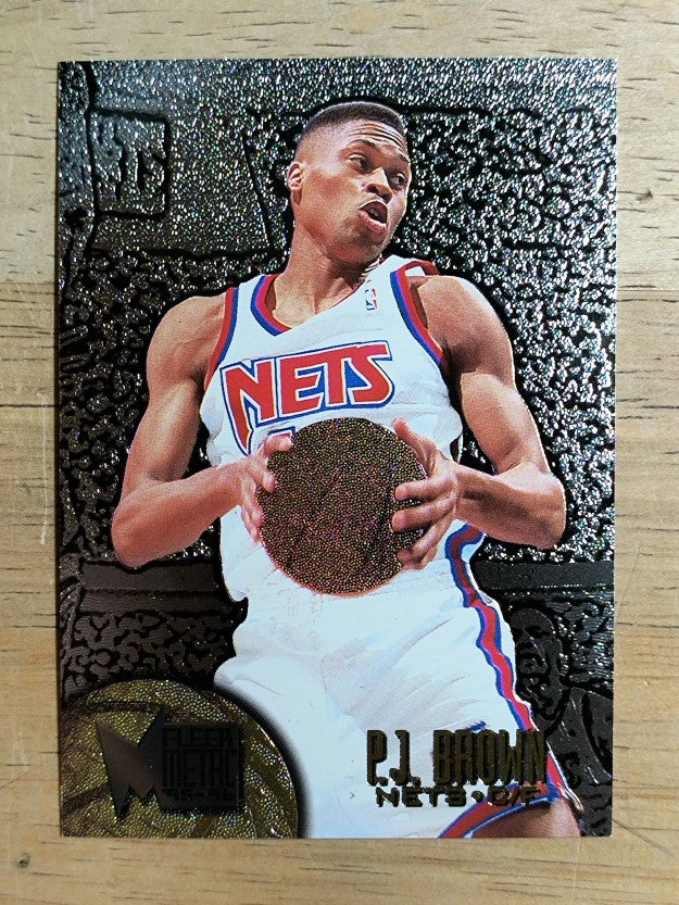 1995-96 Metal Silver Spotlight #69 P.J. Brown