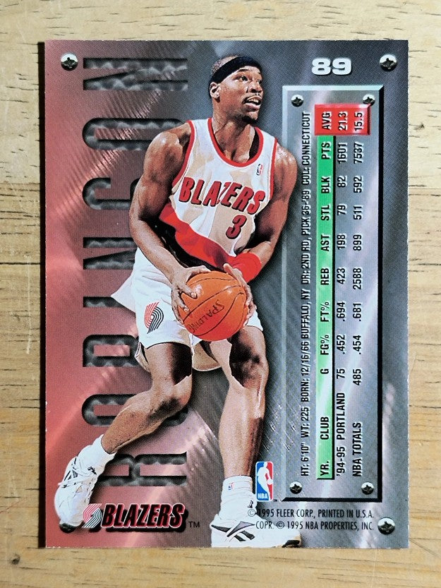 1995-96 Metal Silver Spotlight #89 Clifford Robinson