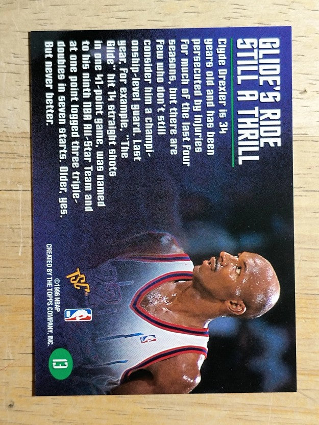 1995-96 Stadium Club Members Only 50 #13 Clyde Drexler