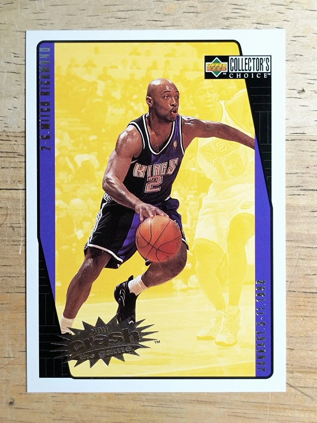 1997-98 Collector's Choice Crash the Game Scoring #C23B Mitch Richmond 1/5 L