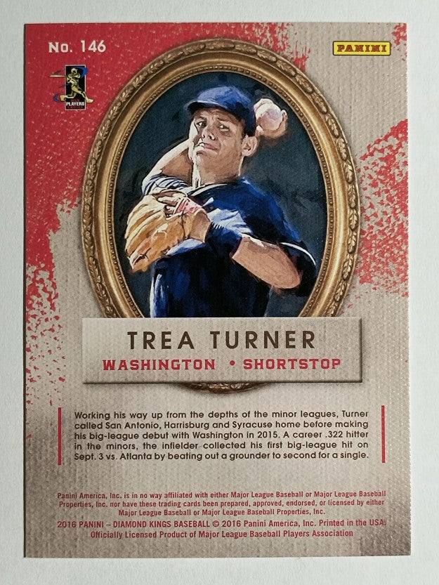 2016 Diamond Kings #146 Trea Turner RC