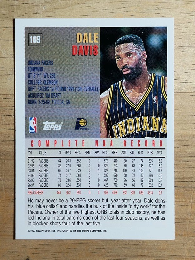 1997-98 Topps #169 Dale Davis