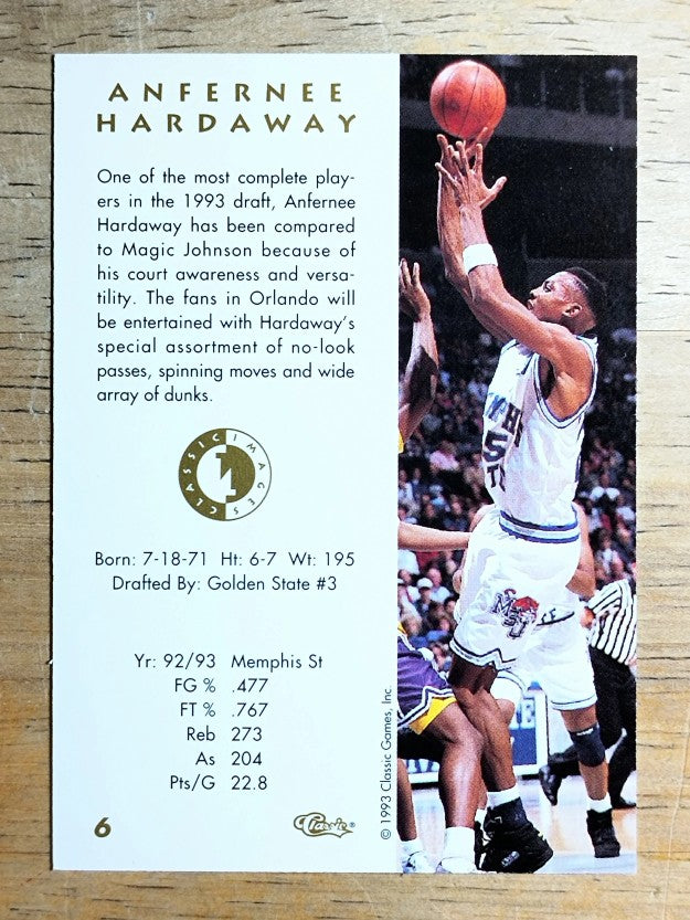1993-94 Images Four Sport #6 Anfernee Hardaway