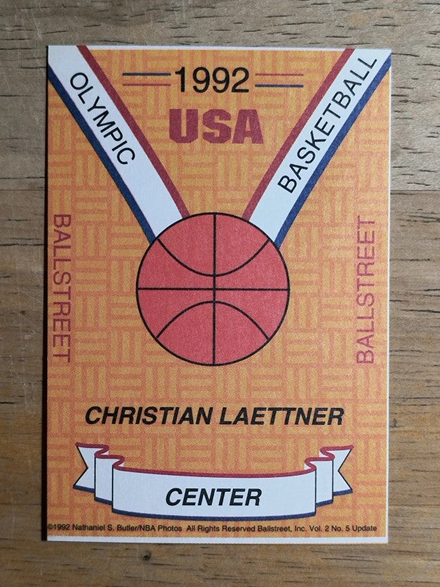 1992 Ballstreet #NNO Christian Laettner USA