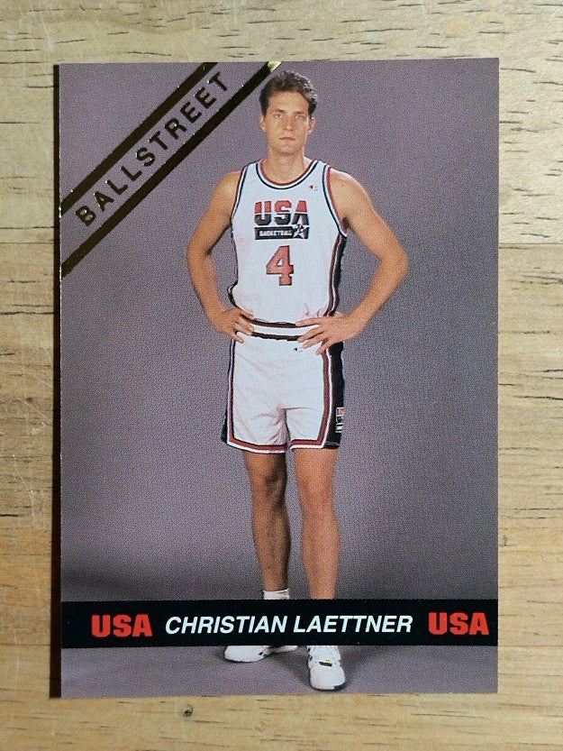 1992 Ballstreet #NNO Christian Laettner USA