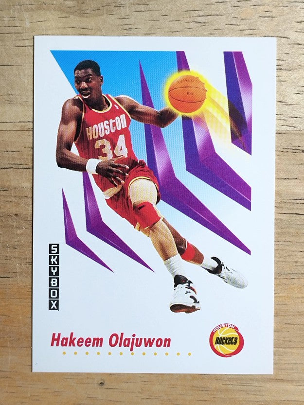 1991-92 SkyBox #105 Hakeem Olajuwon
