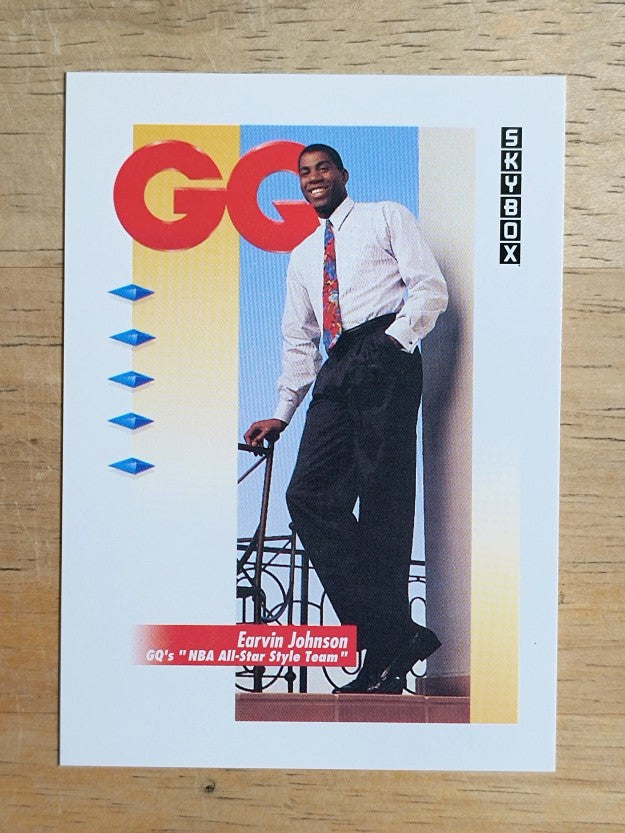 1991-92 SkyBox #323 Magic Johnson GQ