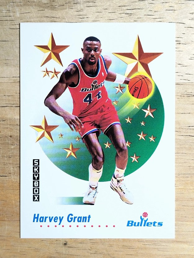 1991-92 SkyBox #512 Harvey Grant RS