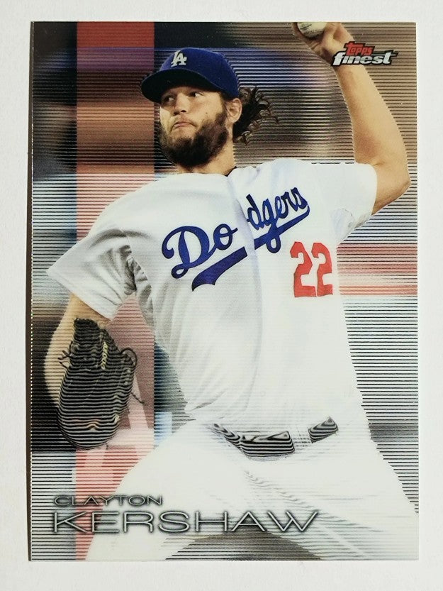 2016 Finest #50 Clayton Kershaw