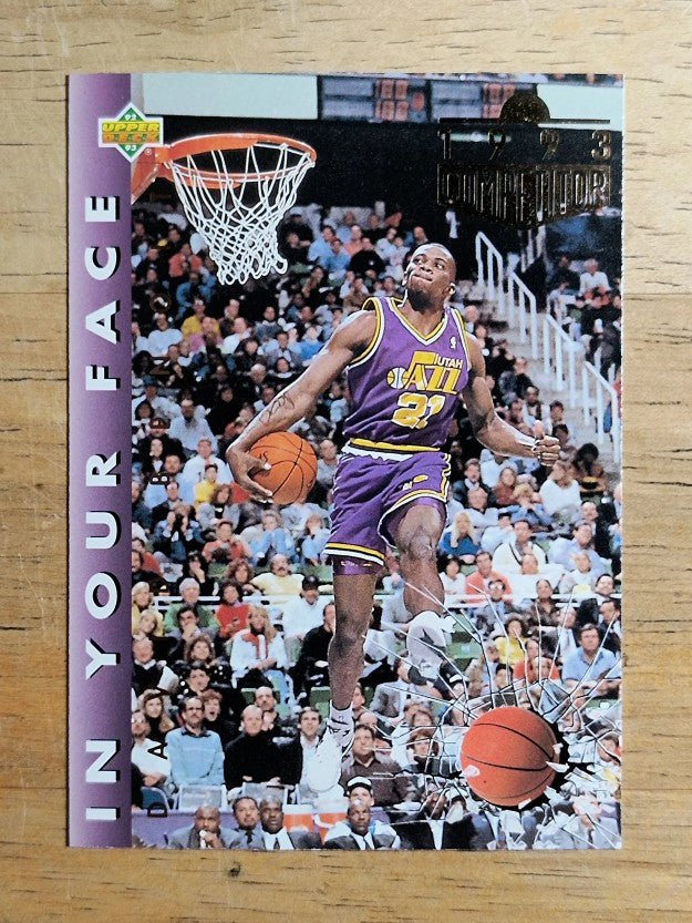 1992-93 Upper Deck #447 David Benoit FACE