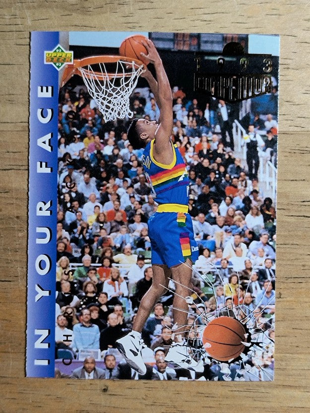 1992-93 Upper Deck #449 Chris Jackson FACE