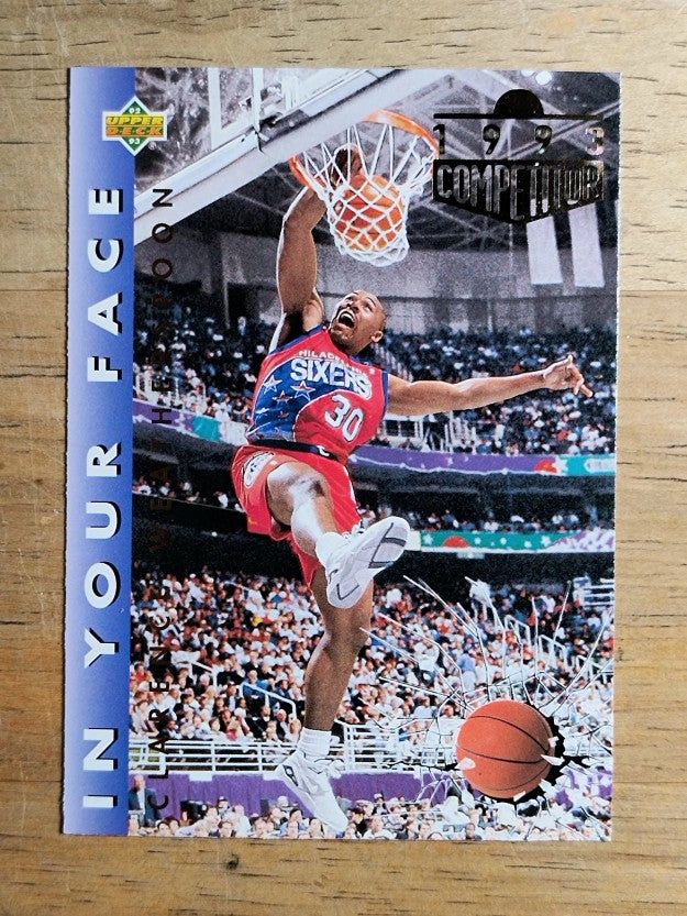 1992-93 Upper Deck #452 Clarence Weatherspoon FACE