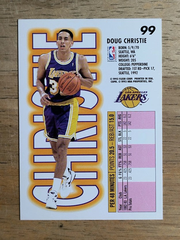 1993-94 Fleer #99 Doug Christie