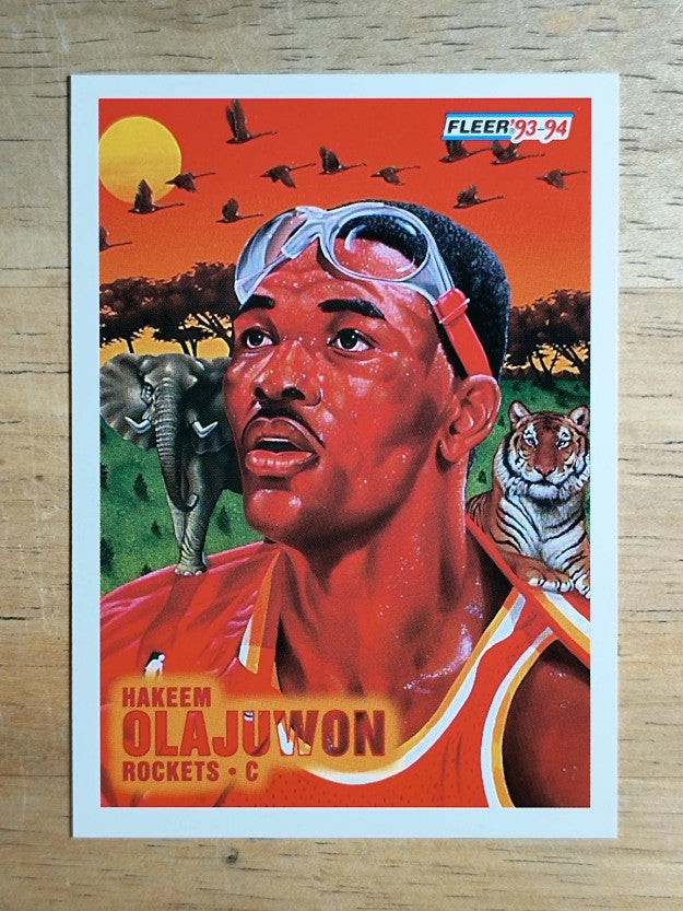 1993-94 Fleer #235 Hakeem Olajuwon PV
