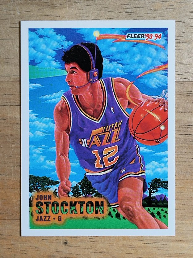 1993-94 Fleer #236 John Stockton PV