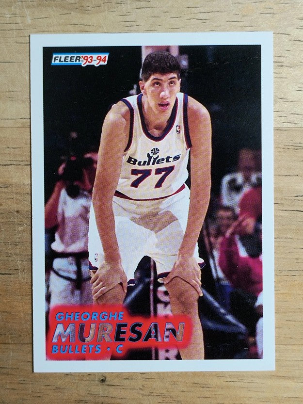 1993-94 Fleer #396 Gheorghe Muresan RC