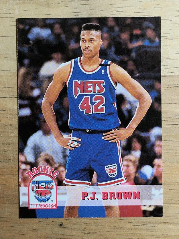 1993-94 Hoops #369 P.J. Brown RC