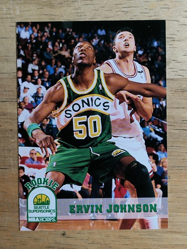 1993-94 Hoops #409 Ervin Johnson RC