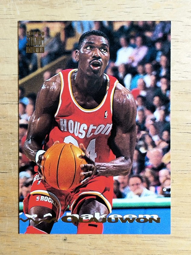 1993-94 Stadium Club #89 Hakeem Olajuwon