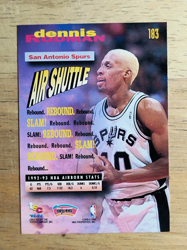 1993-94 Stadium Club #183 Dennis Rodman FF