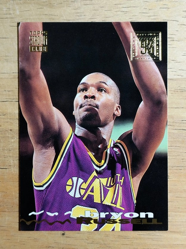 1993-94 Stadium Club #199 Bryon Russell RC