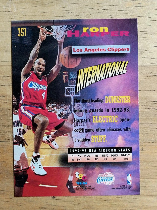 1993-94 Stadium Club #351 Ron Harper FF