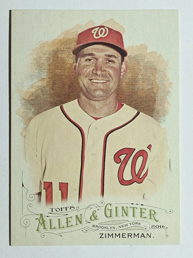 2016 Topps Allen and Ginter #344 Ryan Zimmerman SP