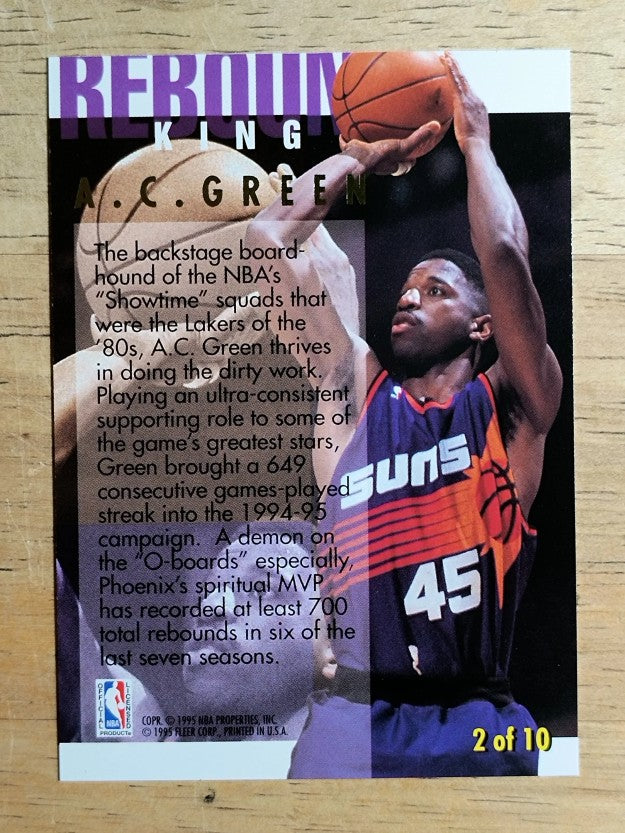 1994-95 Ultra Rebound Kings #2 A.C. Green