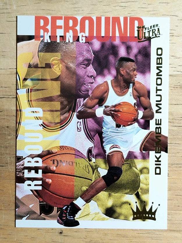 1994-95 Ultra Rebound Kings #4 Dikembe Mutombo