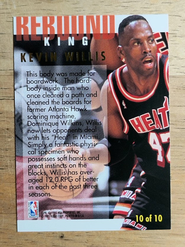 1994-95 Ultra Rebound Kings #10 Kevin Willis