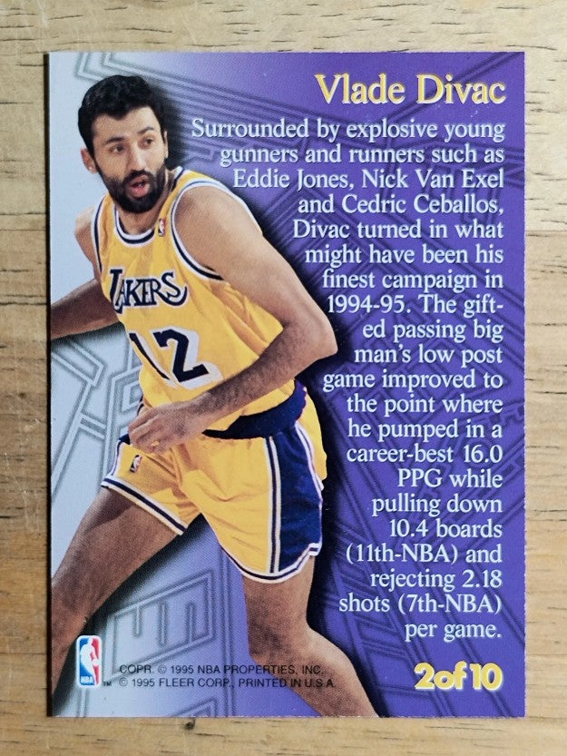 1995-96 Metal Steel Towers #2 Vlade Divac