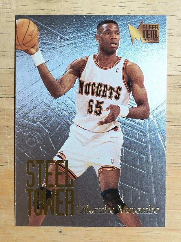 1995-96 Metal Steel Towers #5 Dikembe Mutombo