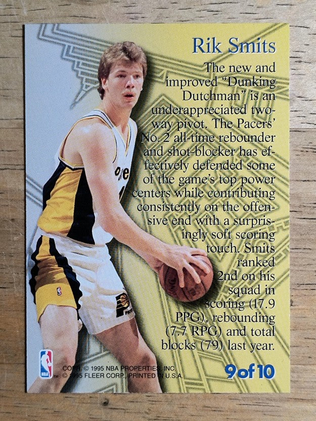1995-96 Metal Steel Towers #9 Rik Smits