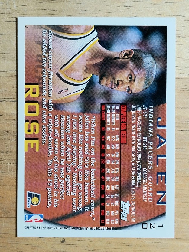 1996-97 Topps #120 Jalen Rose