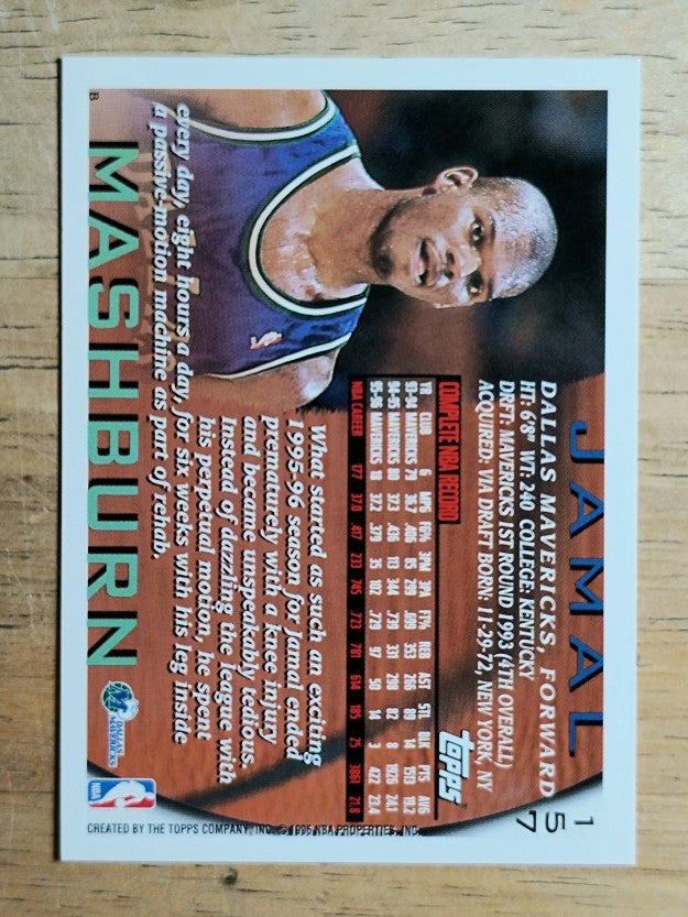 1996-97 Topps #157 Jamal Mashburn
