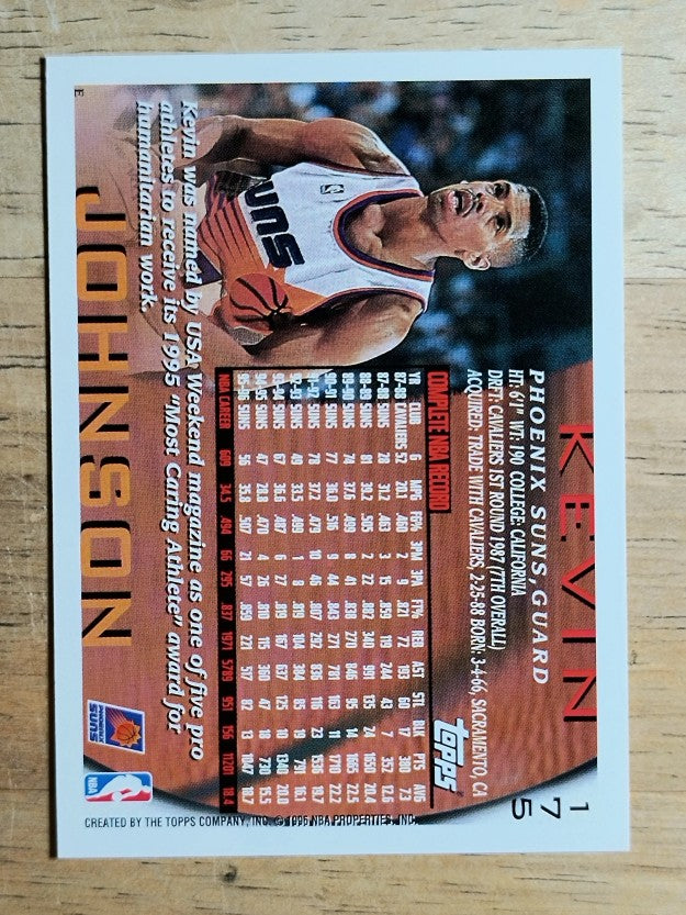 1996-97 Topps #175 Kevin Johnson