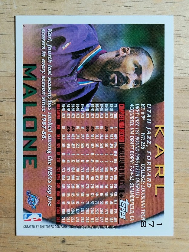 1996-97 Topps #178 Karl Malone