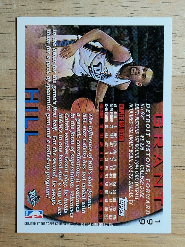 1996-97 Topps #199 Grant Hill