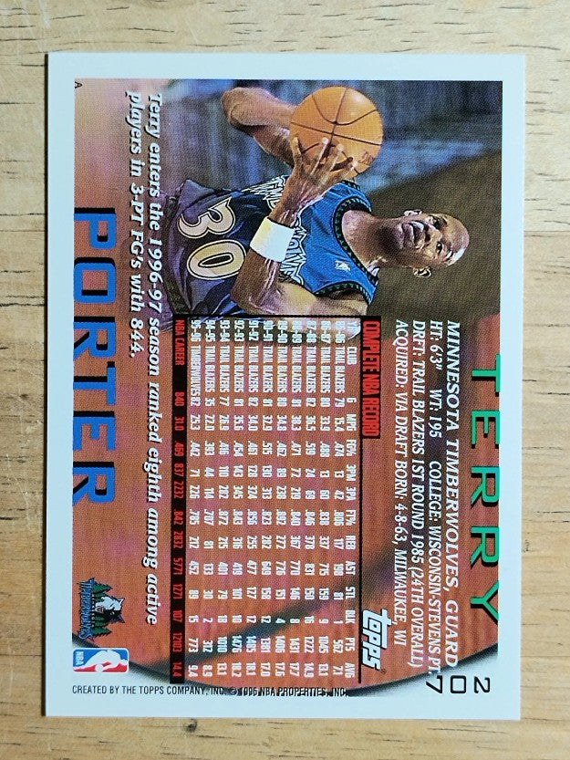 1996-97 Topps #207 Terry Porter