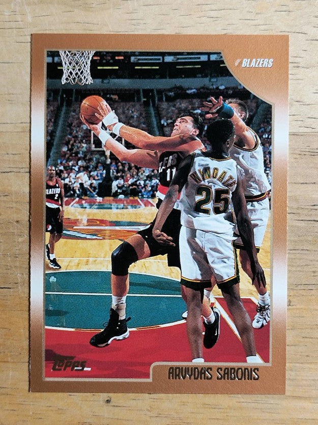 1998-99 Topps #16 Arvydas Sabonis